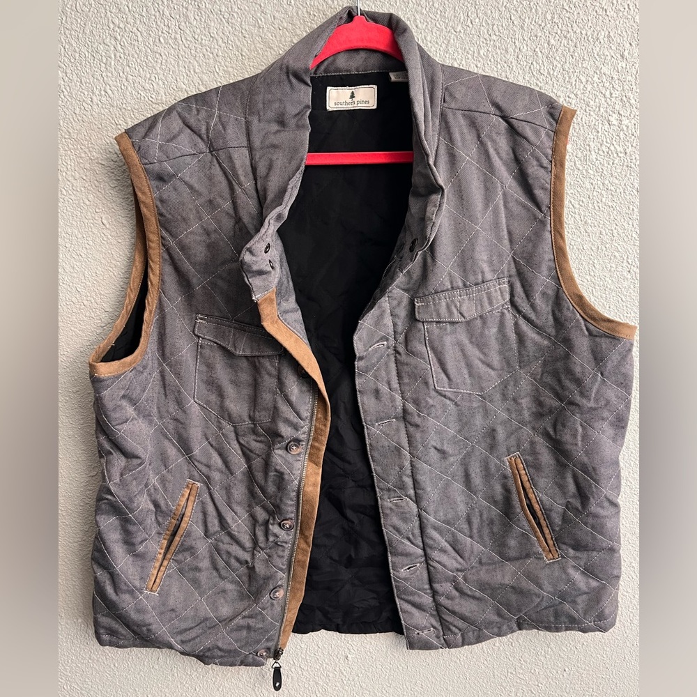 Southern pines men’s vest grey … size xxl like new